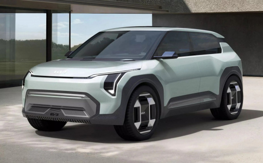 Kia EV3 concept: Thiết kế nội thất không có nút bấm