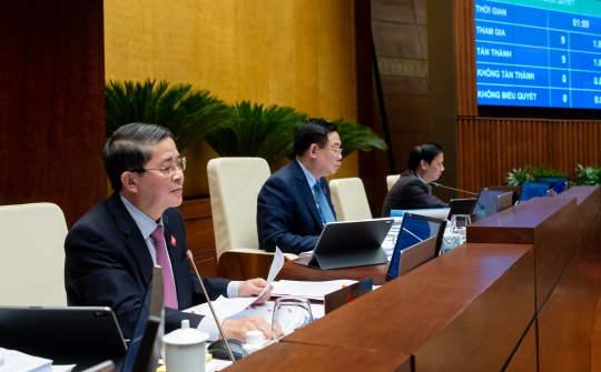 Quốc hội thông qua mục tiêu tăng trưởng GDP 6-6,5% trong năm 2024