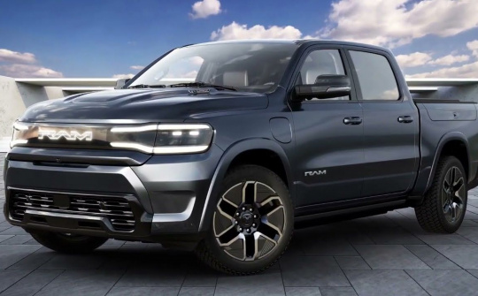 RAM 1500 REV: Mẫu xe bán tải chạy điện đầu tiên của Ram