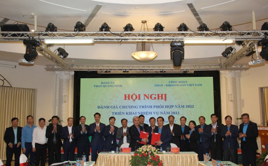 Công đoàn TKV và Đảng ủy Than Quảng Ninh: Phối hợp chặt chẽ, hiệu quả thiết thực