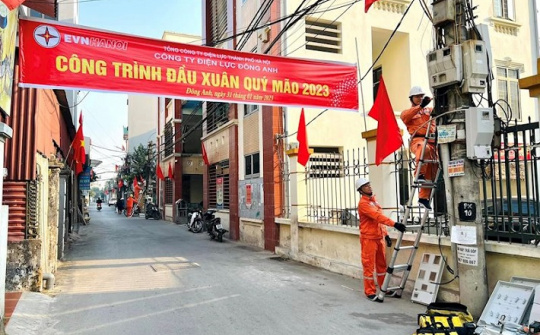 EVNHANOI triển khai thi công gần 40 công trình cải tạo, nâng cấp lưới điện đầu Xuân Quý Mão