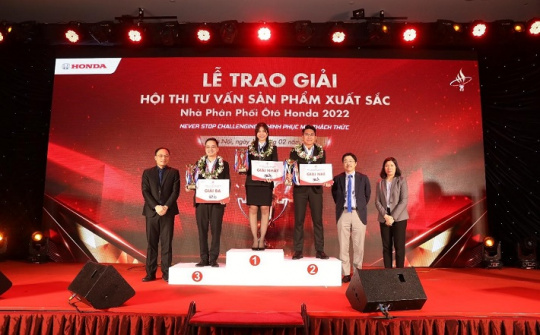 Honda Việt Nam công bố kết quả Hội thi Tư vấn sản phẩm xuất sắc năm 2022