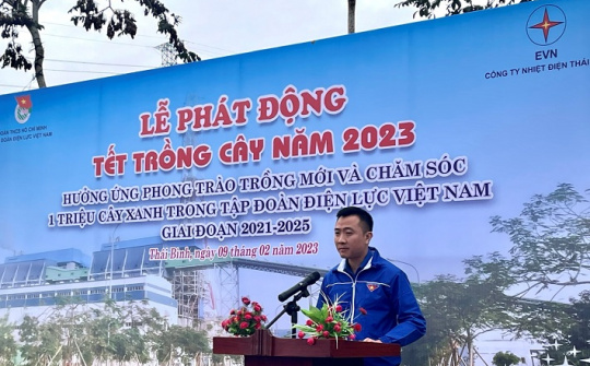 Nhiệt điện Thái Bình phát động Tết trồng cây năm 2023 "Vì một Nhà máy xanh”
