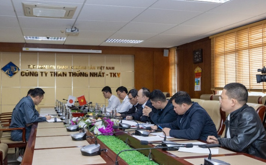 Tổng kết năm tài khóa 2022 giữa Công ty Than Thống Nhất và Công ty CP Than Kushiro Nhật Bản