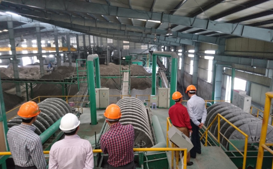 Tìm giải pháp sử dụng bã thải thạch cao làm vật liệu san nền