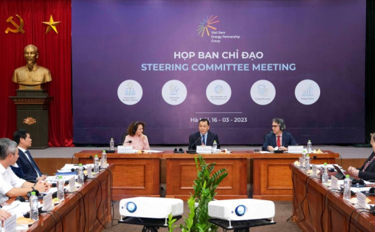 Thứ trưởng Đặng Hoàng An họp Ban Chỉ đạo Nhóm đối tác năng lượng Việt Nam (VEPG)