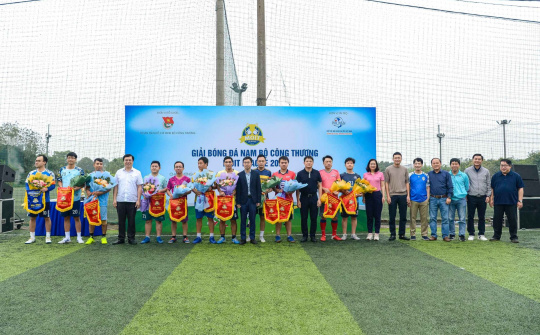 Giải bóng đá nam Bộ Công Thương - MOIT League 2023 chính thức khai mạc