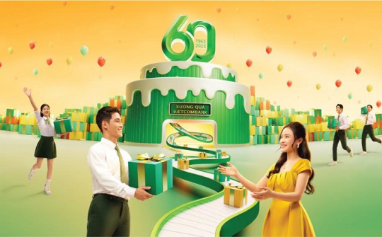 Vietcombank dành hơn 160.000 quà tặng khách hàng nhân dịp sinh nhật 60 năm