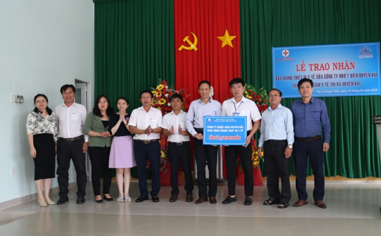EVNGENCO1 chung tay "Vì sức khỏe cộng đồng" tại thị xã Duyên Hải