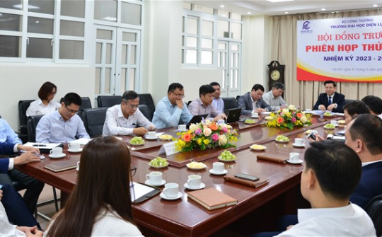 Phiên họp lần thứ nhất Hội đồng trường Trường Đại học Điện lực nhiệm kỳ 2023 - 2028
