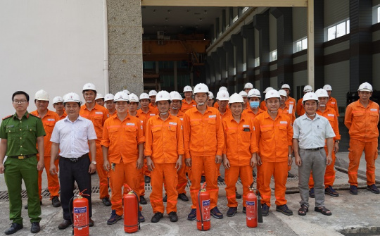 Thủy điện Sông Ba Hạ nâng cao kiến thức phòng cháy chữa cháy và cứu hộ cứu nạn