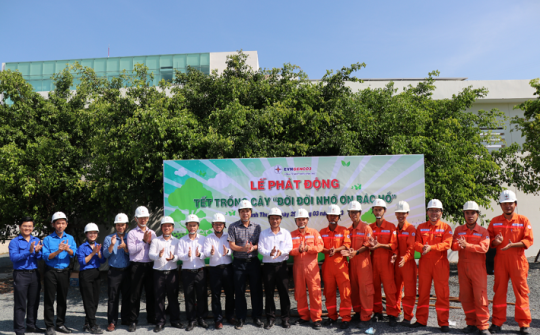 Công ty Nhiệt điện Vĩnh Tân: Phát động phong trào “Tết trồng cây năm 2023”