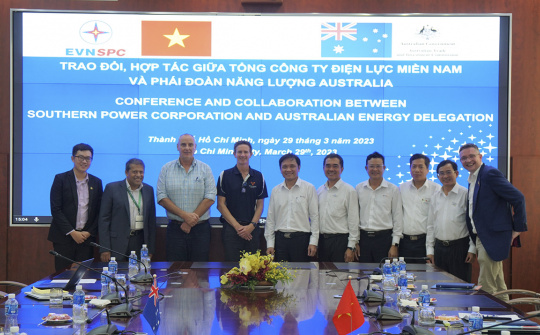 EVNSPC trao đổi hợp tác năng lượng với các doanh nghiệp Australia