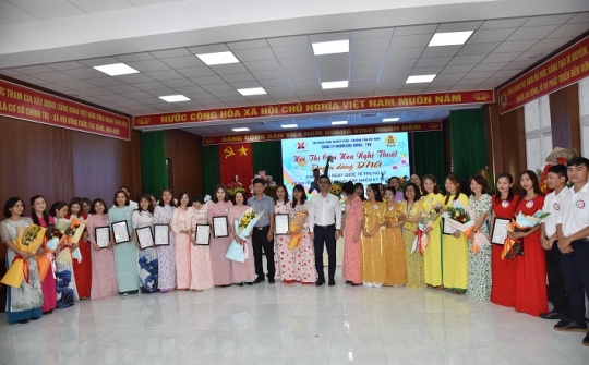 Nhôm Đắk Nông: Tổ chức hội thi cắm hoa “Duyên dáng DNA”