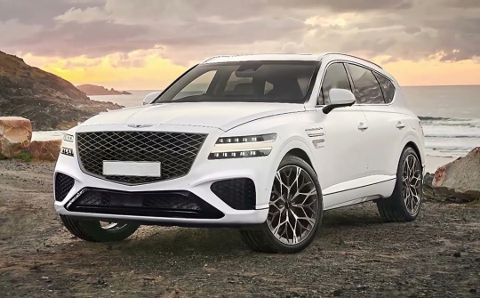 Xem trước hình ảnh về mẫu Genesis GV80 facelift 2024