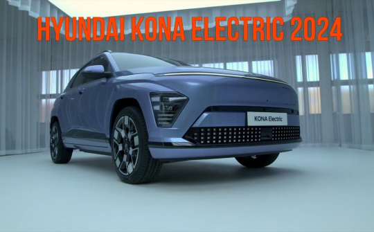 Chi tiết Hyundai Kona Electric 2024 vừa ra mắt