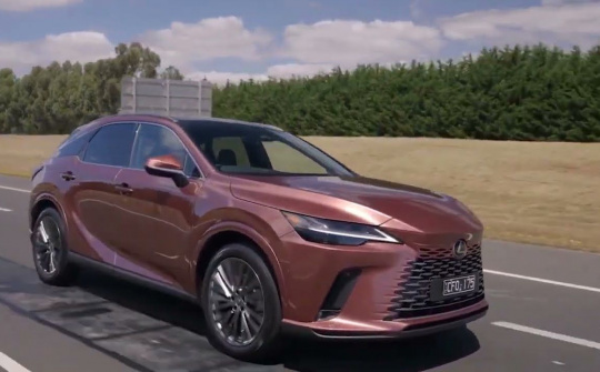 Chi tiết Lexus RX 350h 2023 phiên bản F Sports Luxury