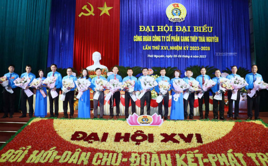 Công đoàn Công ty Cổ phần Gang Thép Thái Nguyên: Thực hiện tốt các mục tiêu của nhiệm kỳ 2018 - 2023
