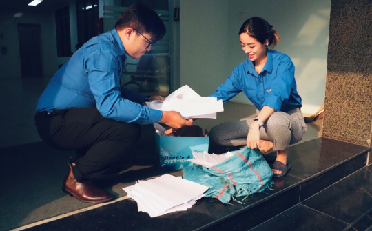 Nét đẹp màu áo xanh tại trụ sở Cục Xúc tiến thương mại