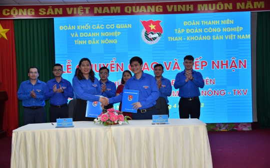 Chuyển giao Đoàn cơ sở Công ty Nhôm Đắk Nông về Tập đoàn TKV