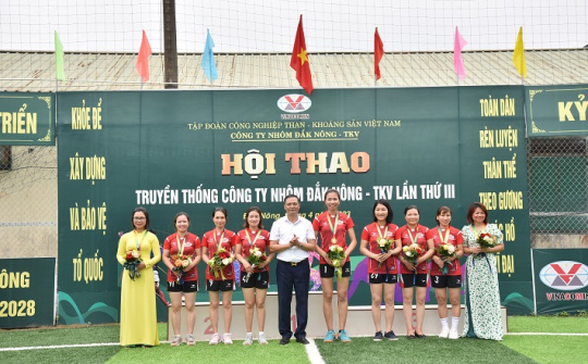 Bế mạc Hội thao truyền thống Công ty Nhôm Đắk Nông