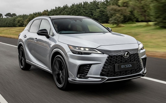 Chi tiết SUV hạng sang Lexus RX 500h F Sport Hybrid 2023