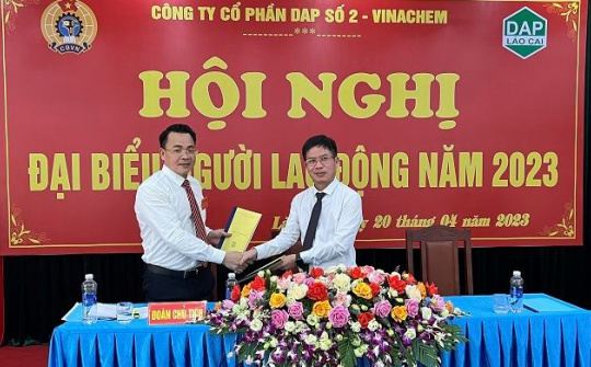 DAP số 2 - Vinachem: Nỗ lực mang lại lợi ích tốt nhất cho người lao động