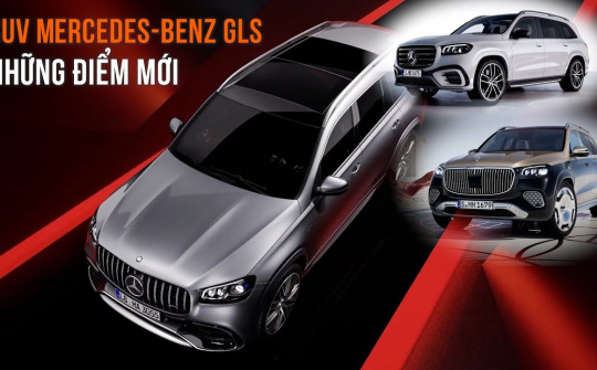 Soi những điểm mới của “bộ 3” SUV Mercedes Benz GLS vừa ra mắt