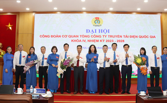 EVNNPT hoàn thành Đại hội Công đoàn cấp cơ sở nhiệm kỳ 2023-2028