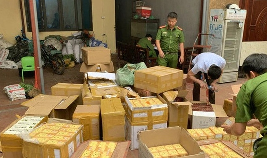 Hà Nội: Phát hiện, thu giữ số lượng thuốc lá nhập lậu lớn nhất từ trước đến nay