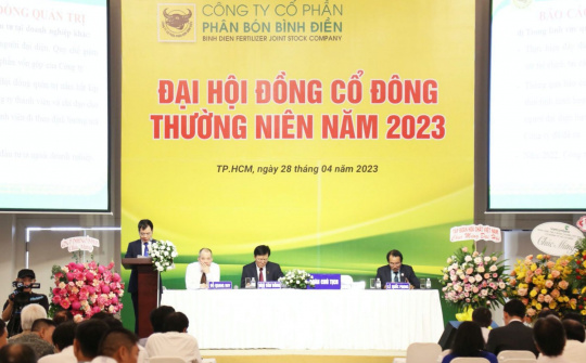 ĐHĐCĐ Phân bón Bình Điền: Nhận định năm 2023 nhiều thách thức, quyết tâm duy trì lợi nhuận