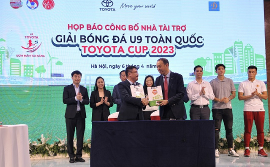 Giải bóng đá U9 toàn quốc Toyota Cup 2023 khởi động