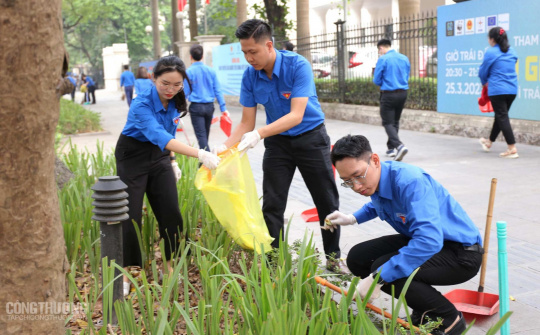 Đẩy mạnh phong trào thi đua xây dựng công sở xanh - sạch - đẹp tại Bộ Công Thương