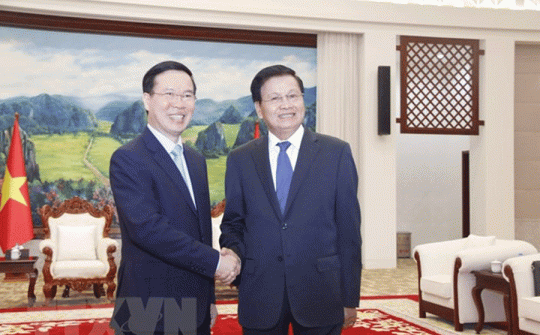 Phát huy mô hình hợp tác mới Việt - Lào +1