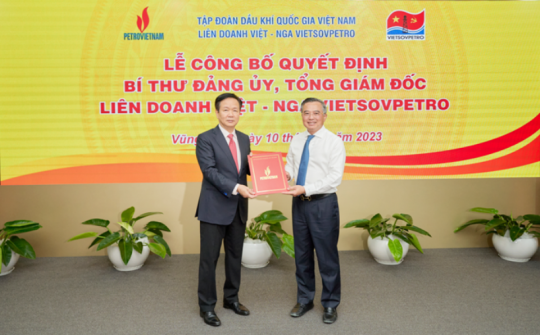 Bổ nhiệm ông Vũ Mai Khanh giữ chức Bí thư Đảng ủy, Tổng giám đốc Vietsovpetro