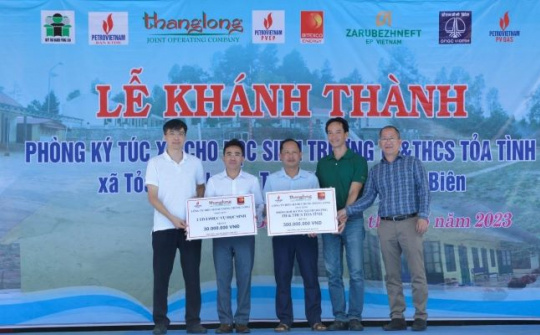 Thăng Long JOC tài trợ xây dựng ký túc xá cho học sinh nghèo tỉnh Điện Biên