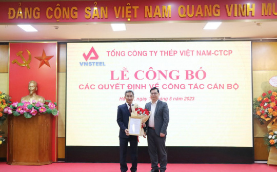 Tổng công ty Thép Việt Nam - CTCP có lãnh đạo chủ chốt mới