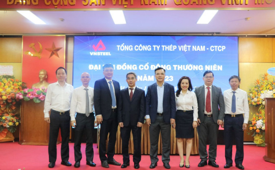 Đại hội cổ đông năm 2023 của VNSTEEL: Thận trọng giảm rủi ro, chủ động nguồn tài chính 2 dự án lớn, bầu lãnh đạo mới