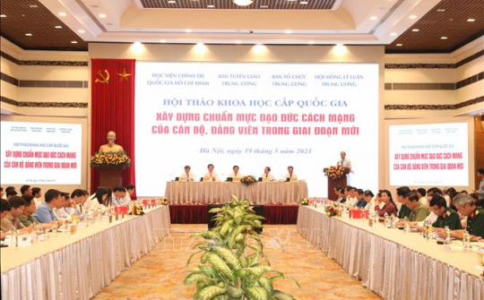 Xây dựng chuẩn mực đạo đức cách mạng của cán bộ, đảng viên trong giai đoạn mới