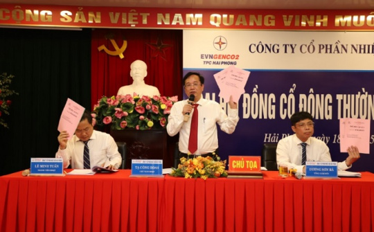 Công ty CP Nhiệt điện Hải Phòng tổ chức thành công Đại hội đồng cổ đông thường niên năm 2023