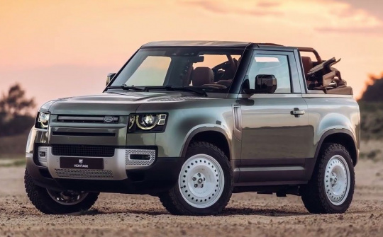 Land Rover Defender Convertible 2023 phiên bản mui trần