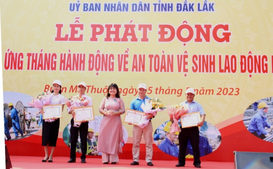 Công ty Thủy điện Buôn Kuốp hưởng ứng Tháng An toàn, vệ sinh lao động năm 2023