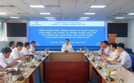 Nhiệt điện Phú Mỹ và Công ty EPS nỗ lực đảm bảo sản xuất điện mùa khô