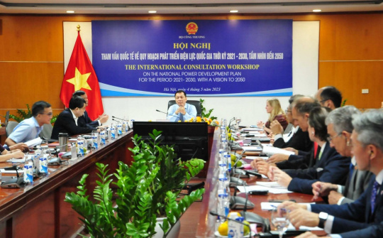 Tổ chức tham vấn quốc tế để hoàn thiện nội dung Quy hoạch điện VIII