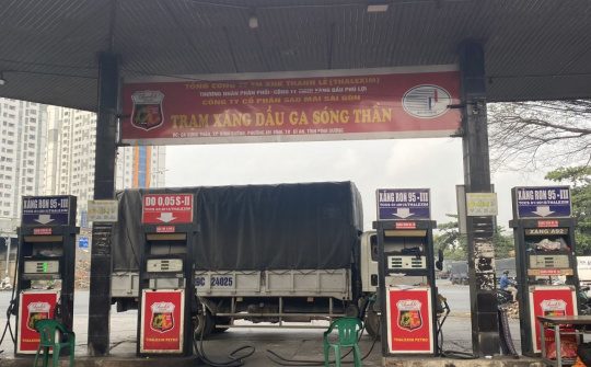 Vi phạm chất lượng xăng dầu, một doanh nghiệp ở Bình Dương bị phạt 855 triệu đồng