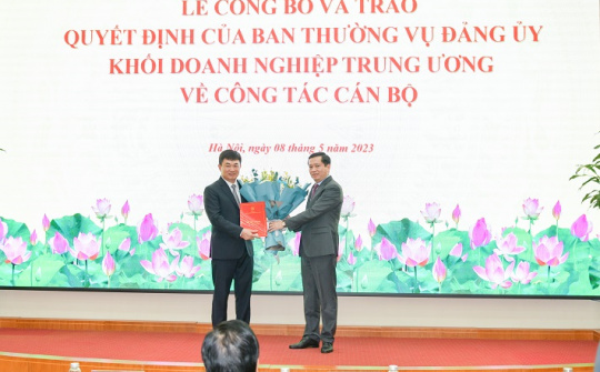 Công bố quyết định ông Ngô Hoàng Ngân giữ chức Chủ tịch Tập đoàn TKV