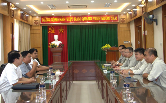 EVNGENCO2 làm việc với Thủy điện Trung Sơn về công tác sửa chữa, bão dưỡng thiết bị