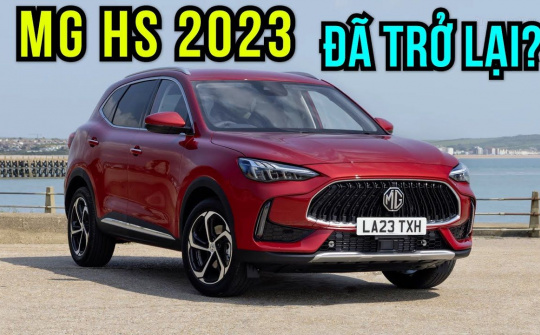 MG HS 2023 trở lại Việt Nam vào tháng sau?