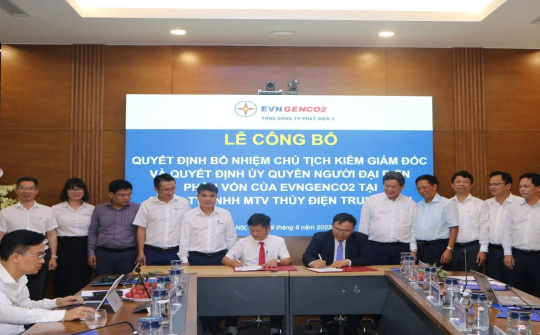 Thủy điện Trung Sơn có lãnh đạo mới