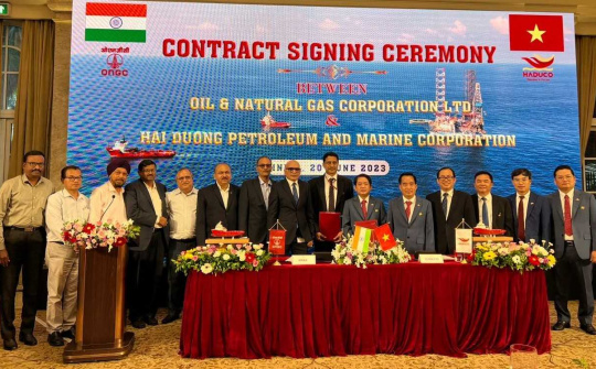 Việt Nam cung cấp 7 tàu phục vụ hoạt động thăm dò khai thác dầu khí của Ấn Độ